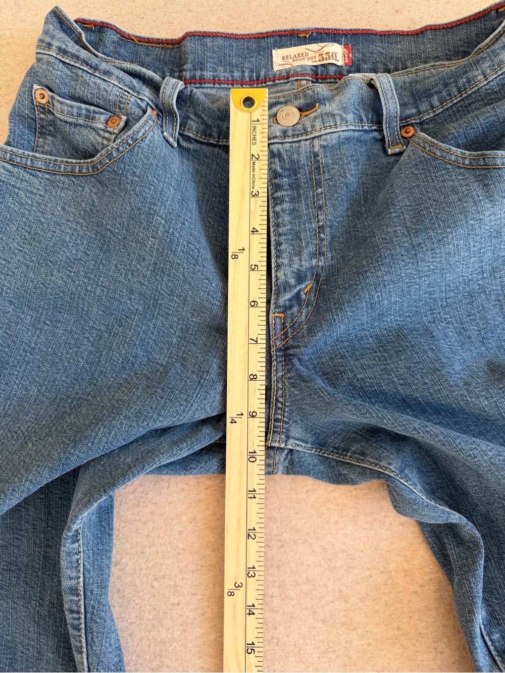 Vintage Levi's 550 Women's Jeans Size 8L Medium Wash Relaxed  Boot Cut Fit Denim - Picture 4 of 14